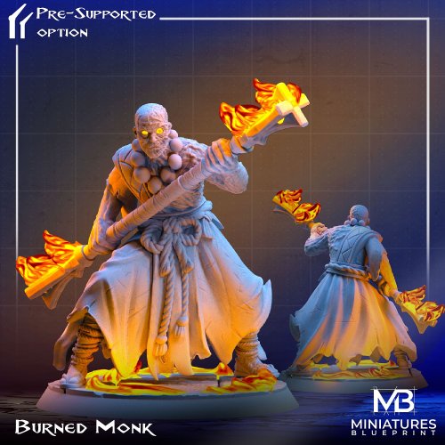 Burned Monk - Fire Cult