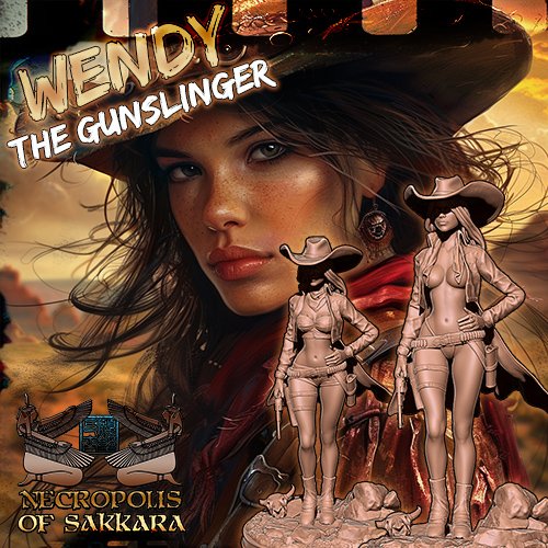 Wendy The Gunslinger - Wild West Collectors Miniature