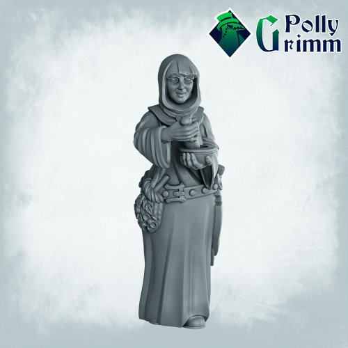 Fantasy And Historic Miniatures For Tabletop Games. Imperial Humans. Nun Medic