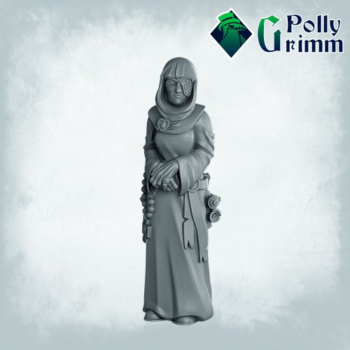 Fantasy And Historic Miniatures For Tabletop Games. Imperial Humans. Nun Holy Mother