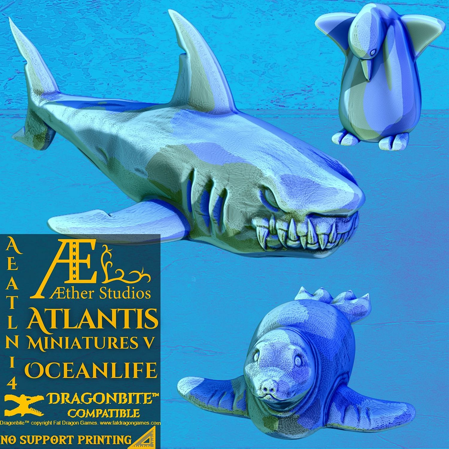 Aeatln14 - Atlantis Miniatures V Ocean Life | Miniset.net - Для  коллекционеров миниатюр