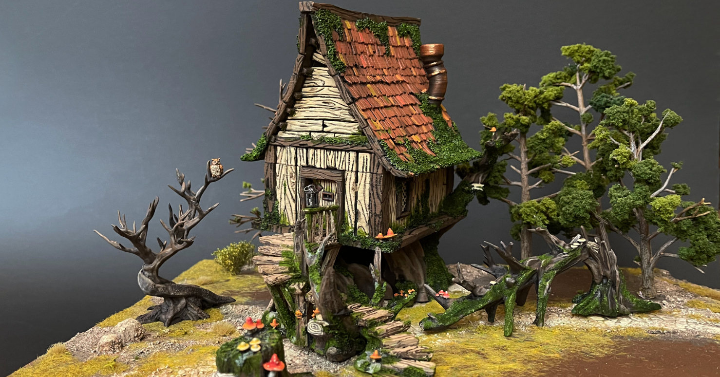 Fantasy Wood House | Miniset.net - Для коллекционеров миниатюр