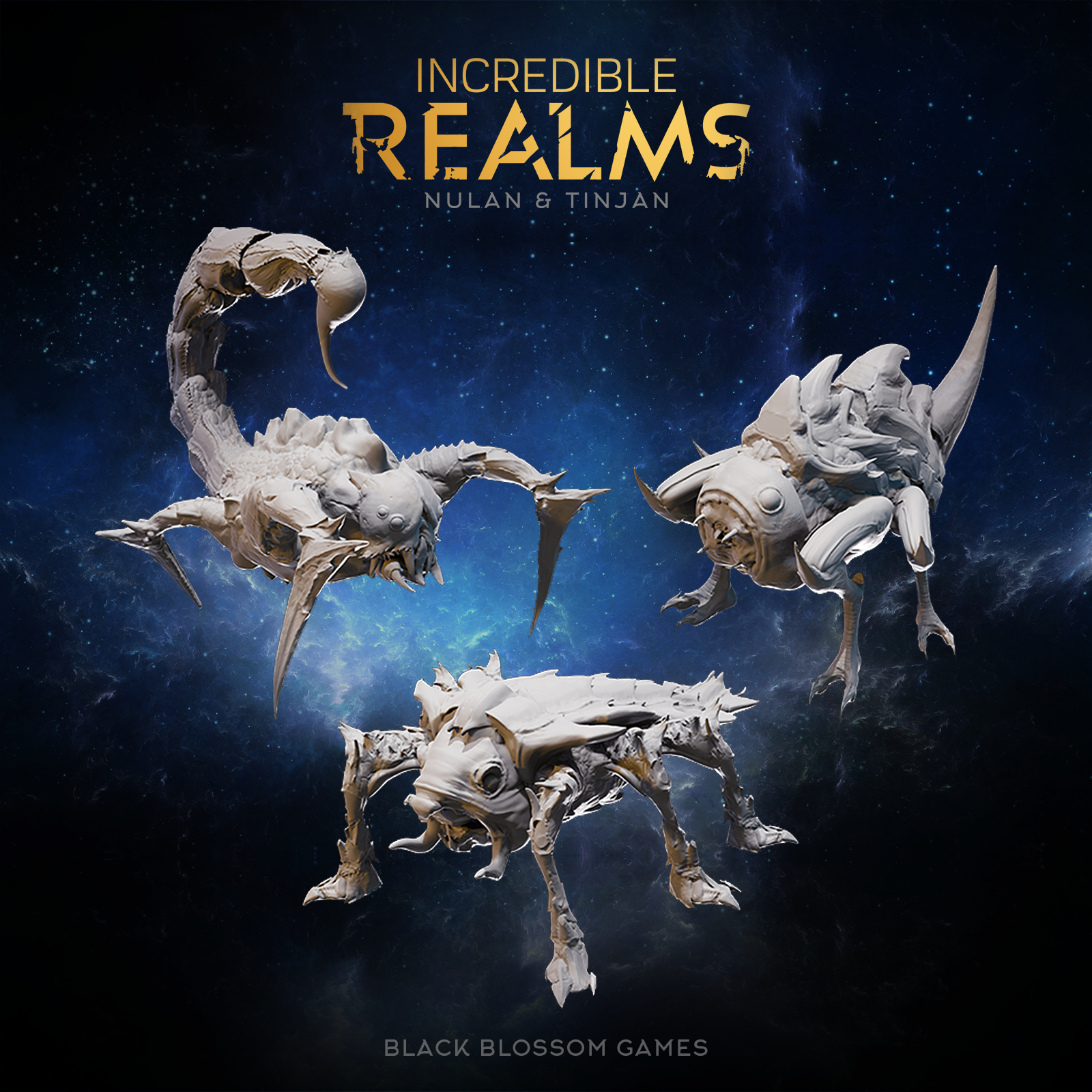 Ir01M018 Insect Monsters :: Incredible Realms Nulan & Tinjan | Miniset.net  - Для коллекционеров миниатюр