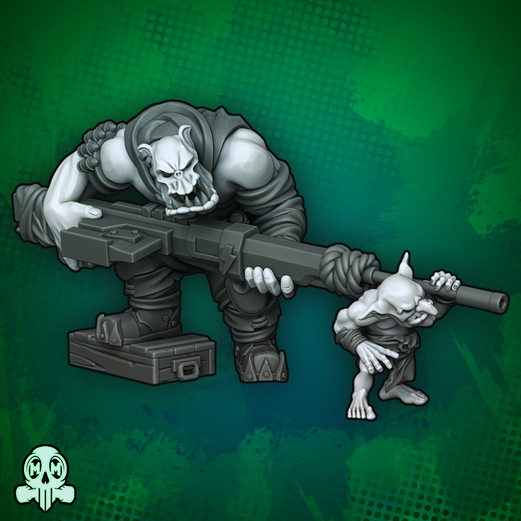 Orc Sniper Boss And Goblin Sidekick Kit | Miniset.net - Для коллекционеров  миниатюр