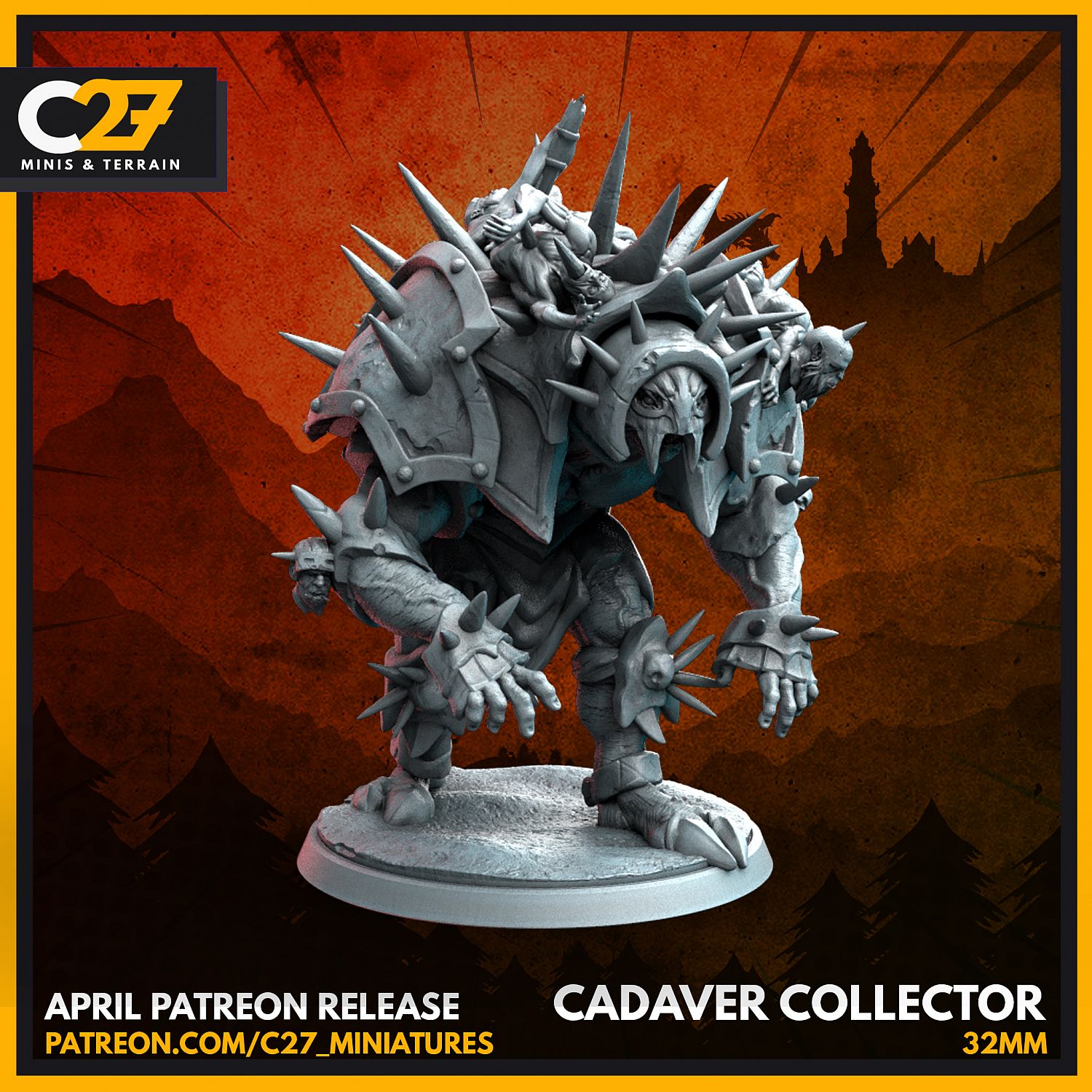 Cadaver Collector // 32mm Scale // Dnd Monster | Miniset.net