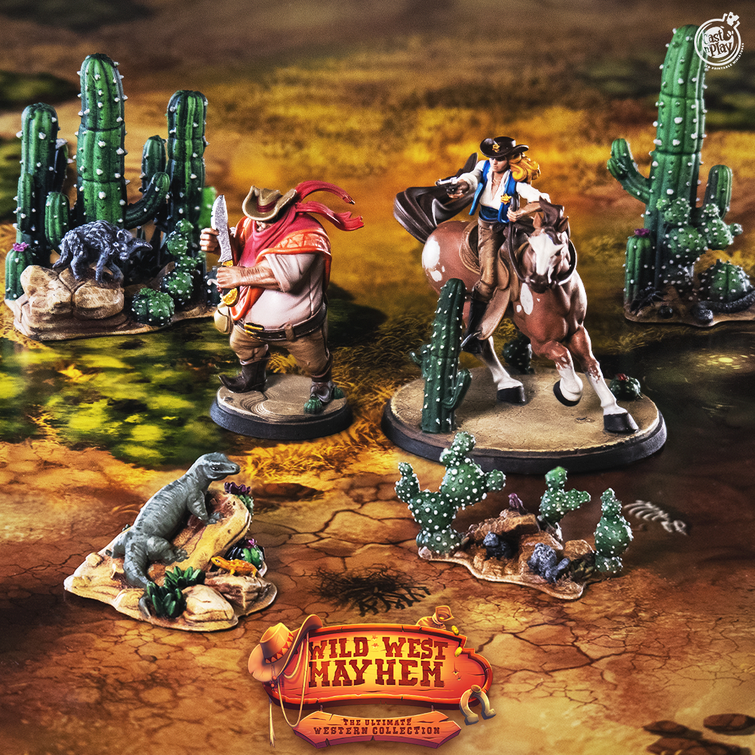 Wild West Miniature Bundle - 3D printed tabletop gaming Wild West