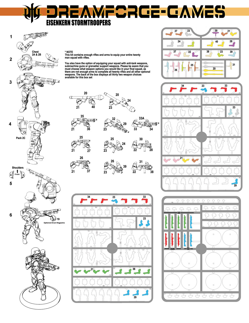 Eisenkern Stormtroopers (20 man set) | Miniset.net - Miniatures