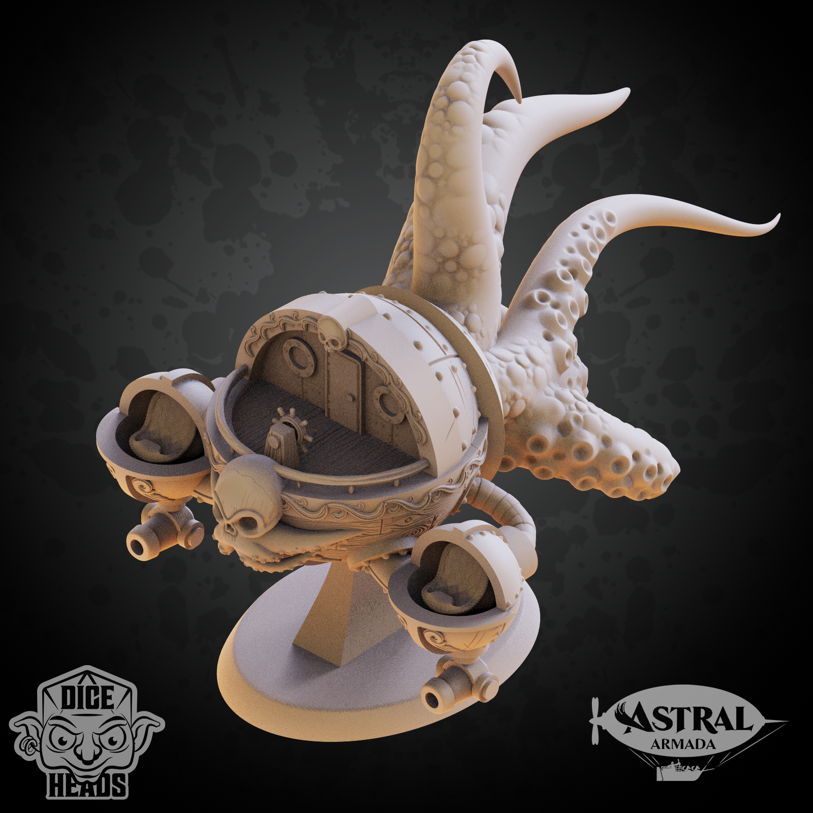 Tentacle Pod Astral Ship Large Version Miniset