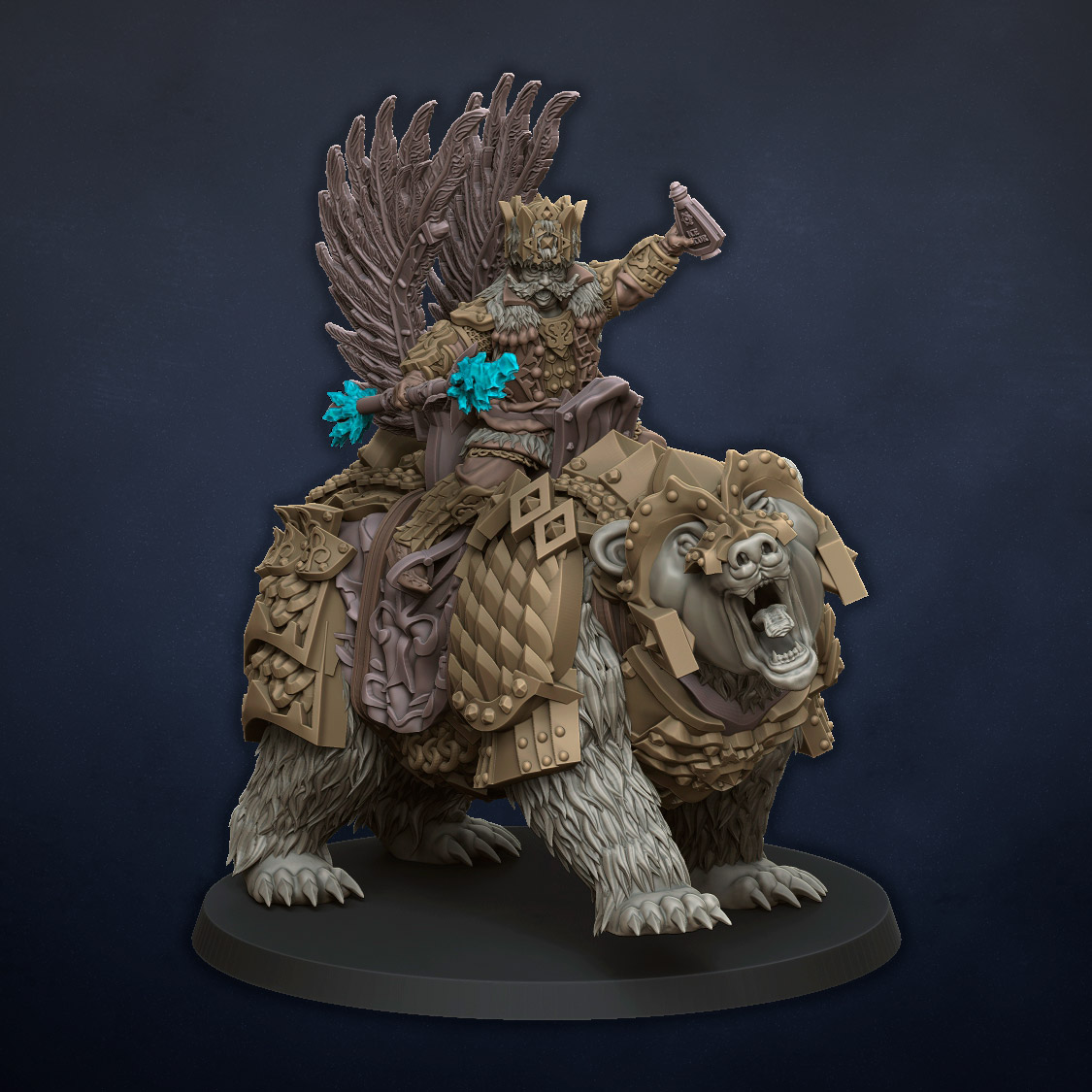 Bear Riders Icekander | Miniset.net - Miniatures Collectors Guide