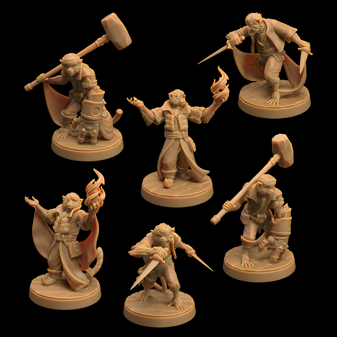 Giff Brawler D&D Miniature Dungeons & Dragons Dragon Trapper's Lodge