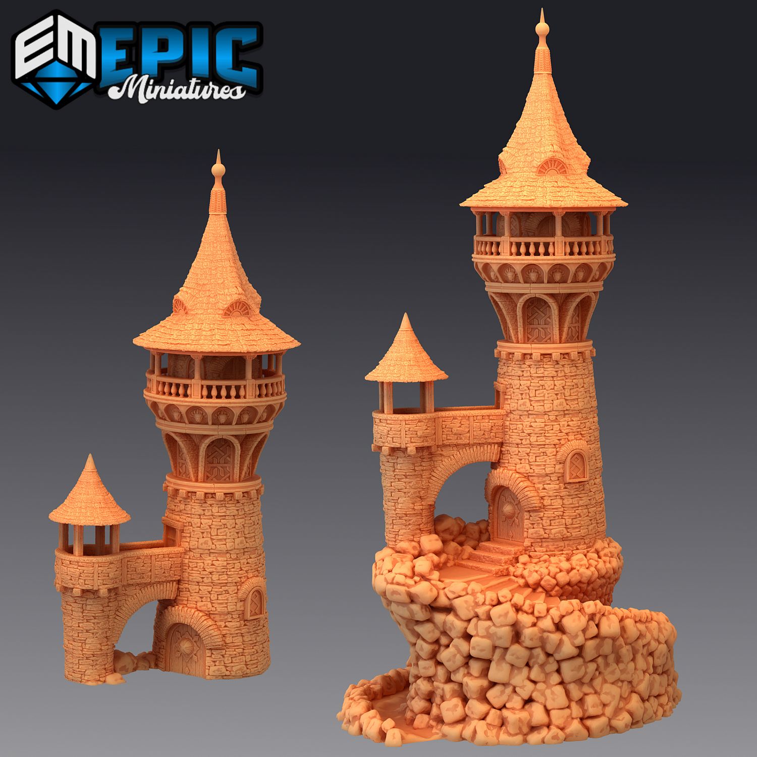 Magic builder. Wizard Tower. Epic-Miniatures Sets. Epic Wizard Tower.
