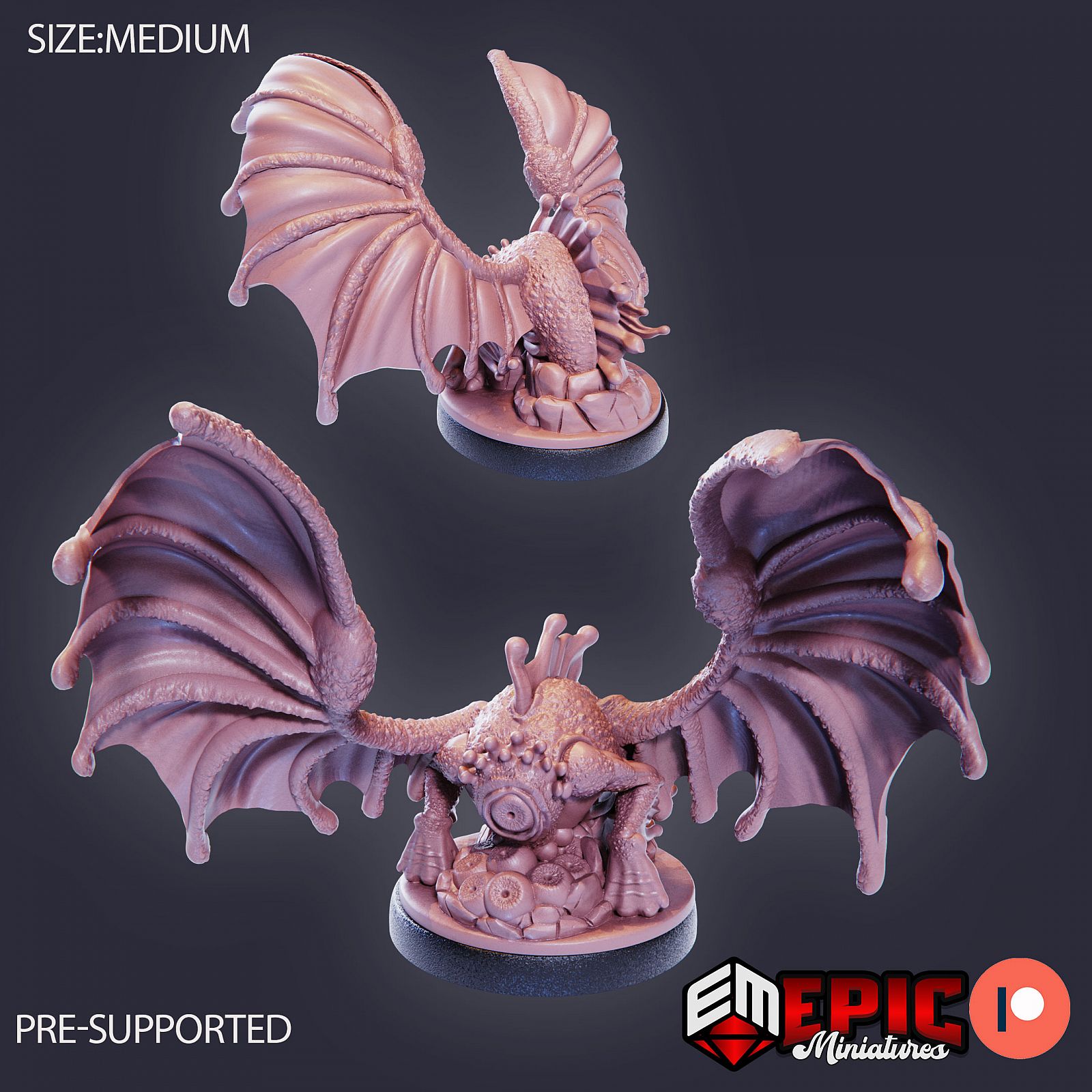 Dream Spawn Emerging / Evil Winged Observer / Flying Eye Watcher /  Dreamland Encounter | Miniset.net - Для коллекционеров миниатюр