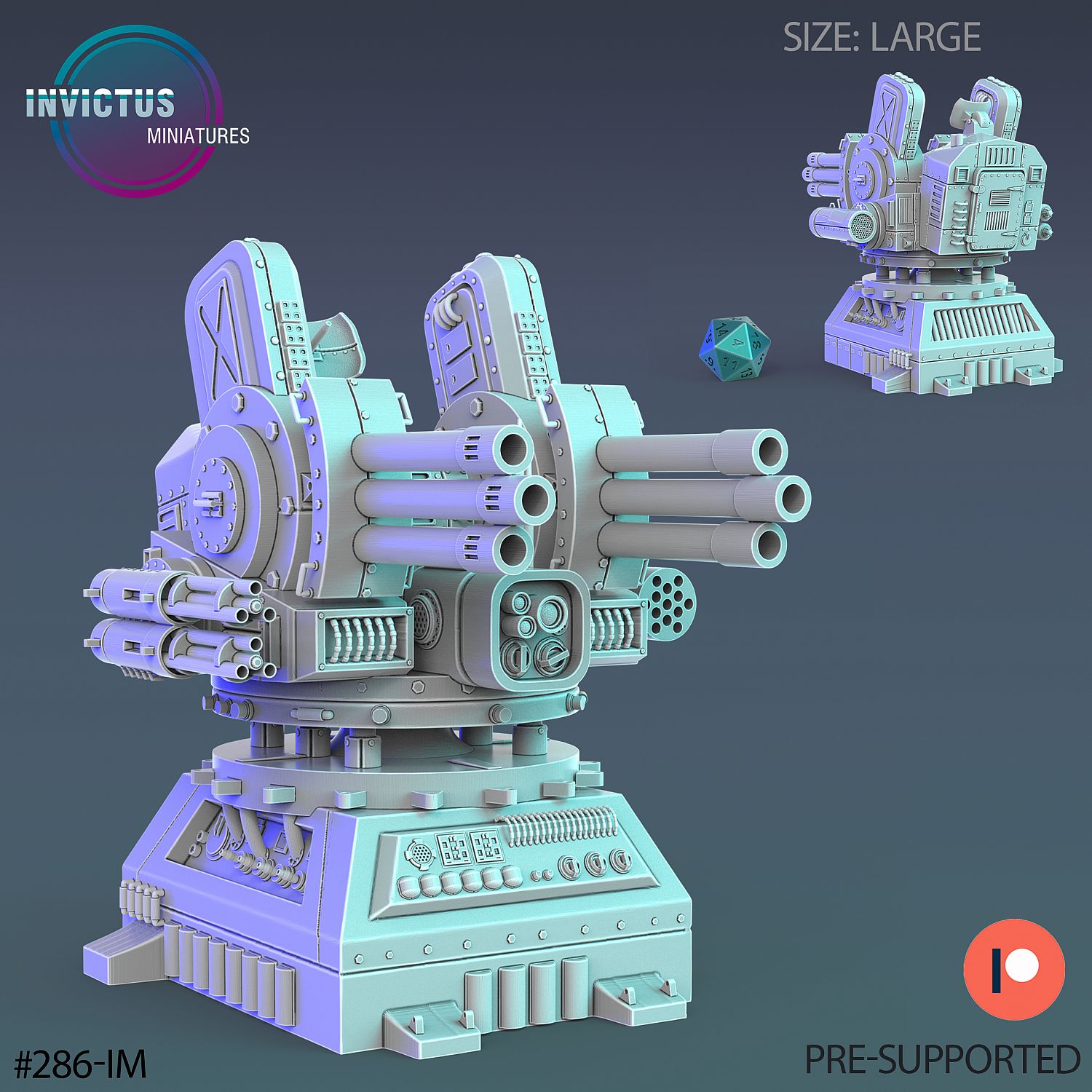 Air Defense Turret Machinegun / Stationary Rocket Launcher Platform / Alien  War Construct / Steampunk Battle Robot / Invasion Army / Cyberpunk / Sci-Fi  Encounter | Miniset.net - Для коллекционеров миниатюр