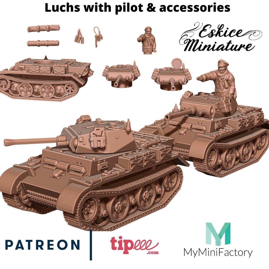 Stylized Tiny Tank   - Miniatures Collectors Guide