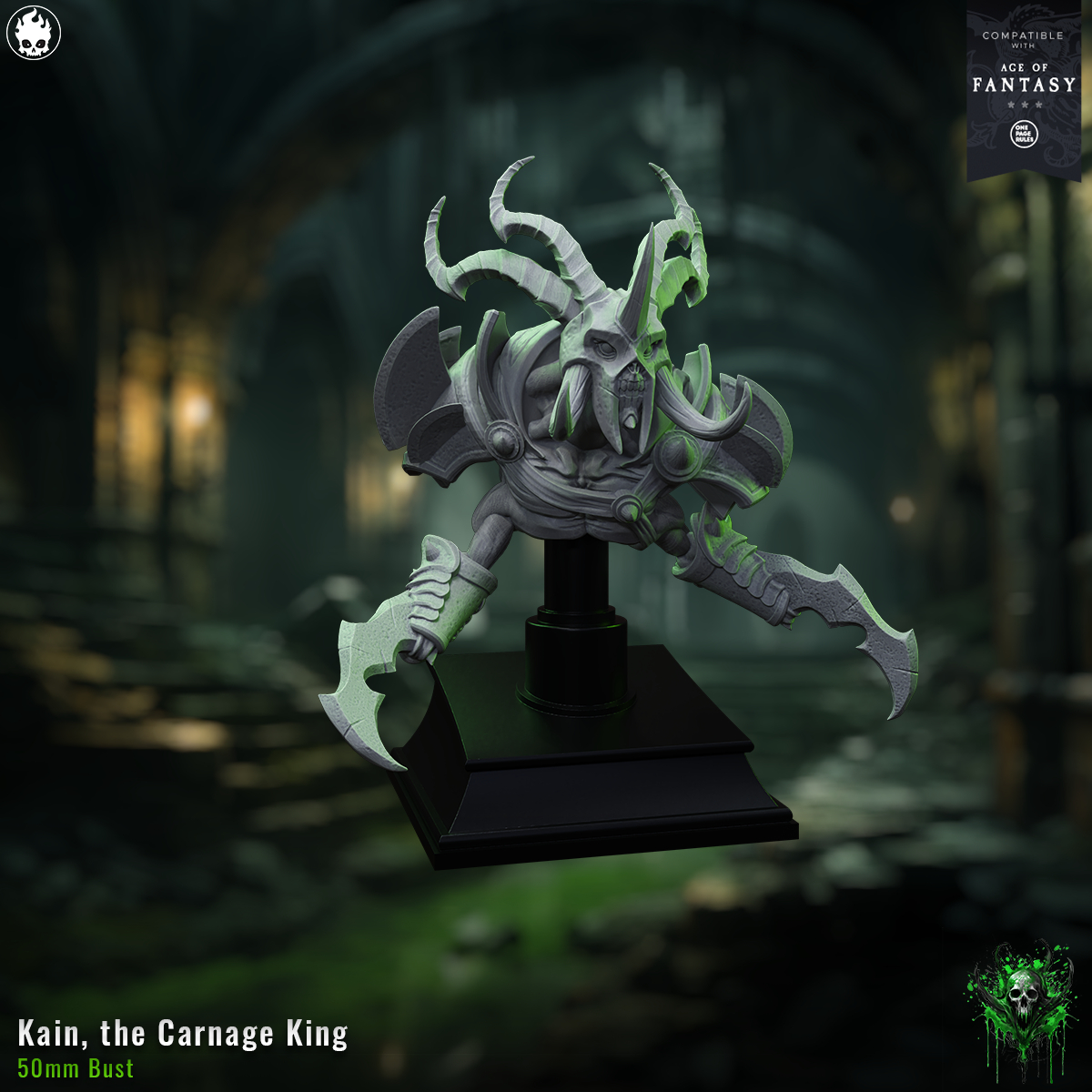 Kain, The Carnage King - Bust | Miniset.net - Для коллекционеров миниатюр