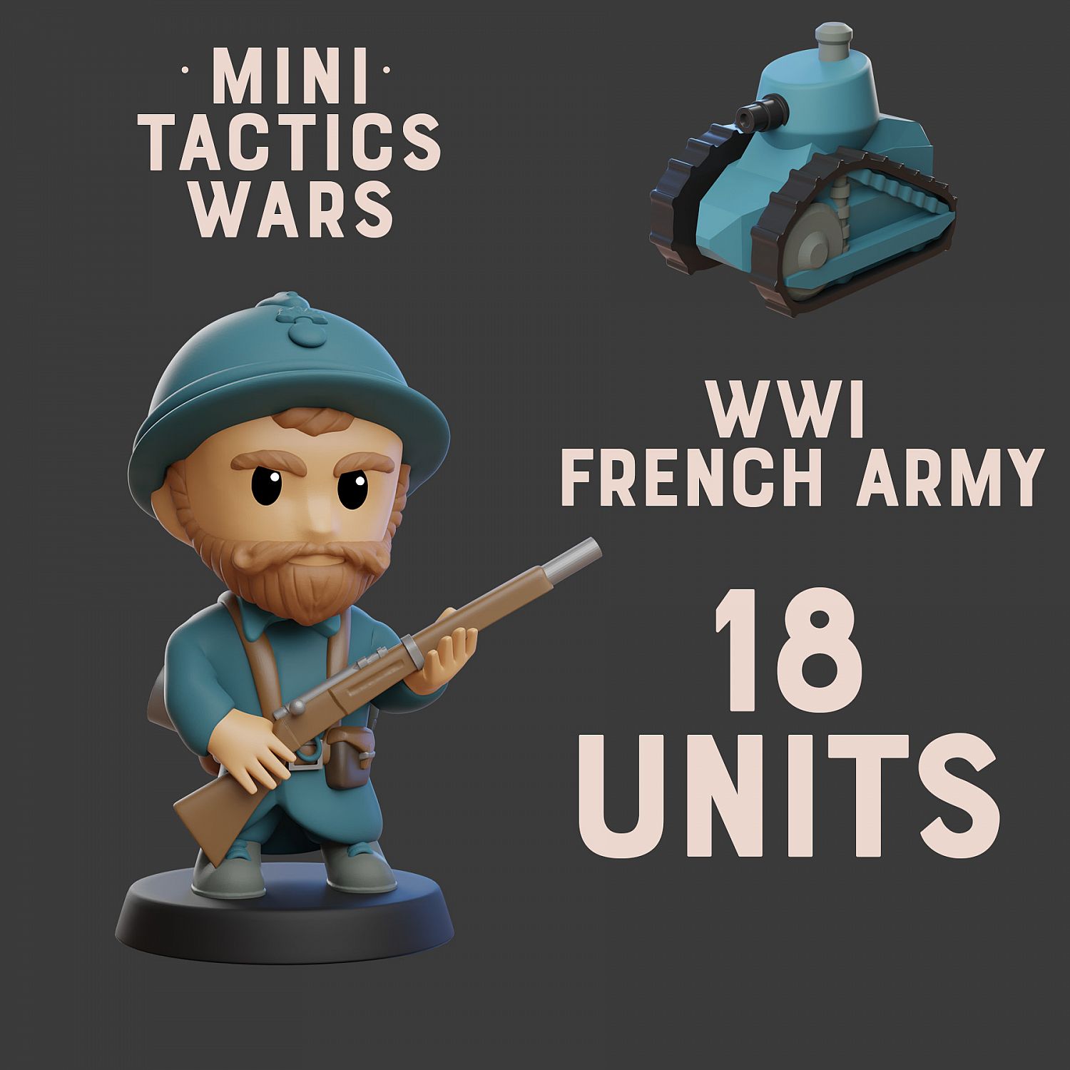 French Army For Mini Tactics Wars | Miniset.net - Для коллекционеров  миниатюр