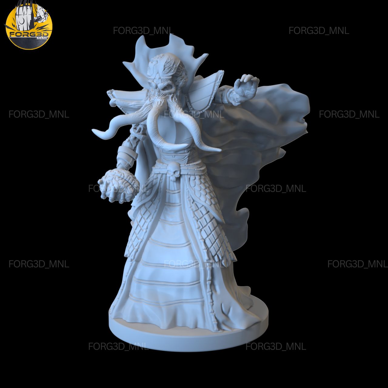 3D Printable Human Male Wizard 2 by FORG3D_MNL