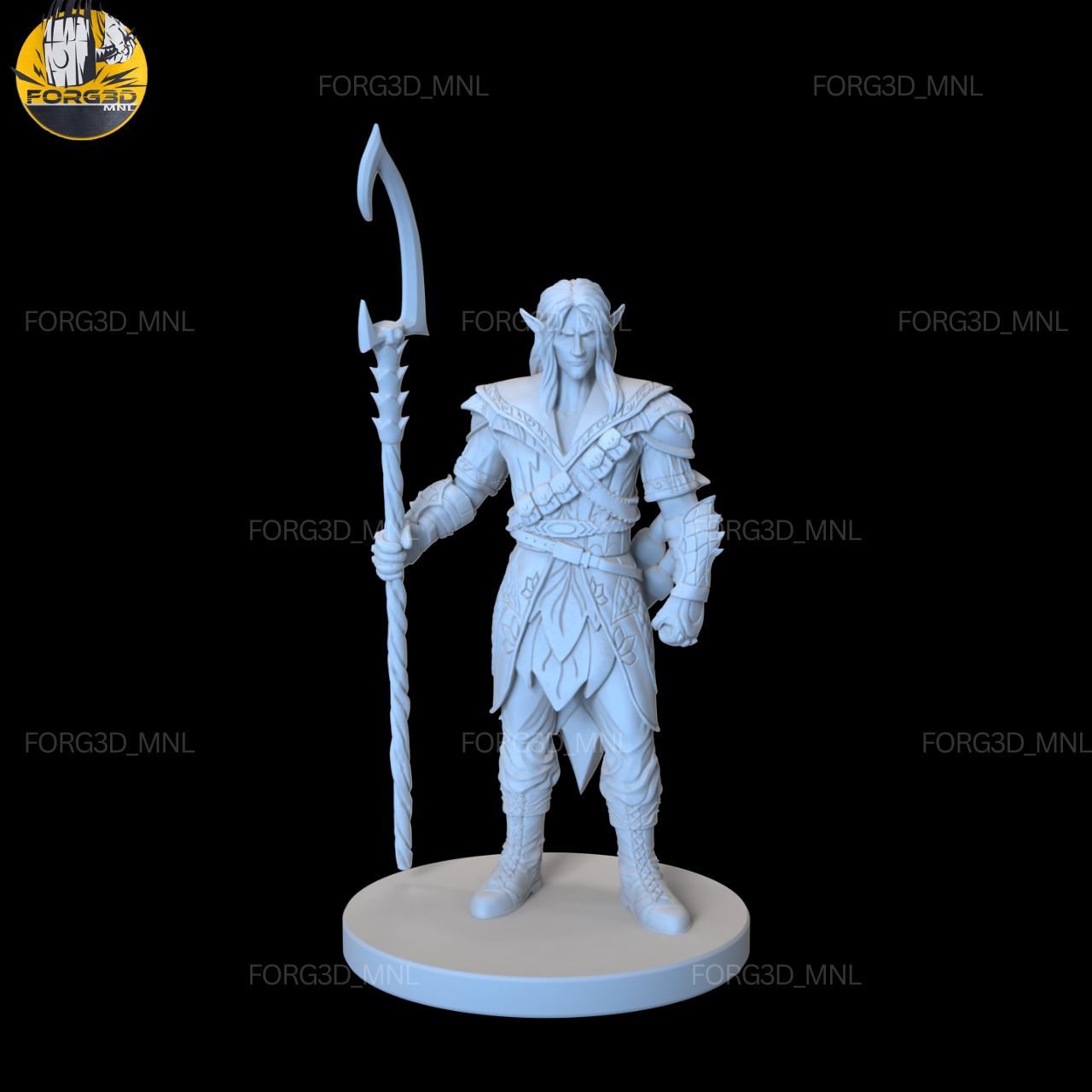 3D Printable Human Male Wizard 2 by FORG3D_MNL