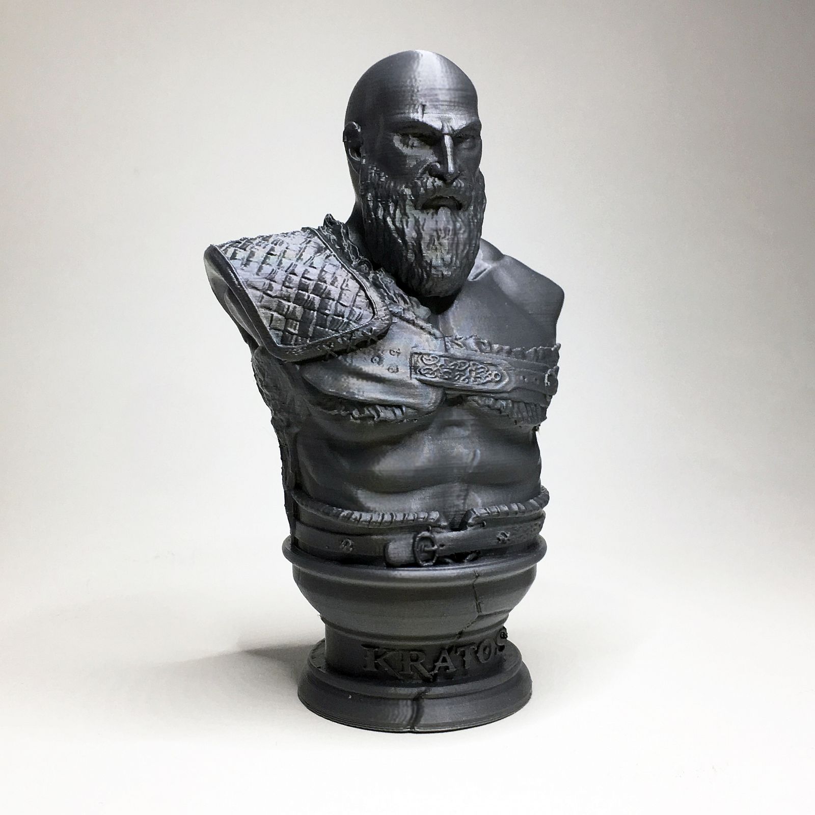 Kratos God of war and Bust - STL 3D print files