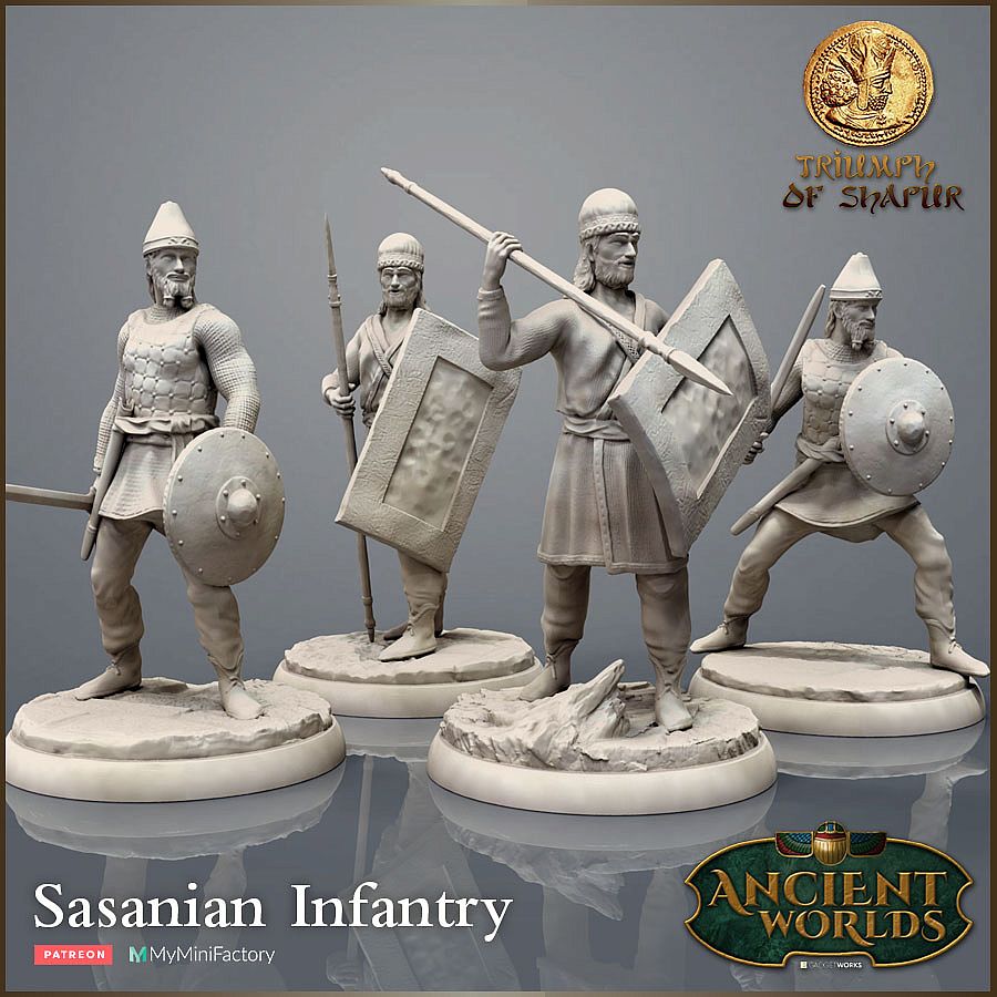 Sasanian Infantry -Triumph Of Shapur