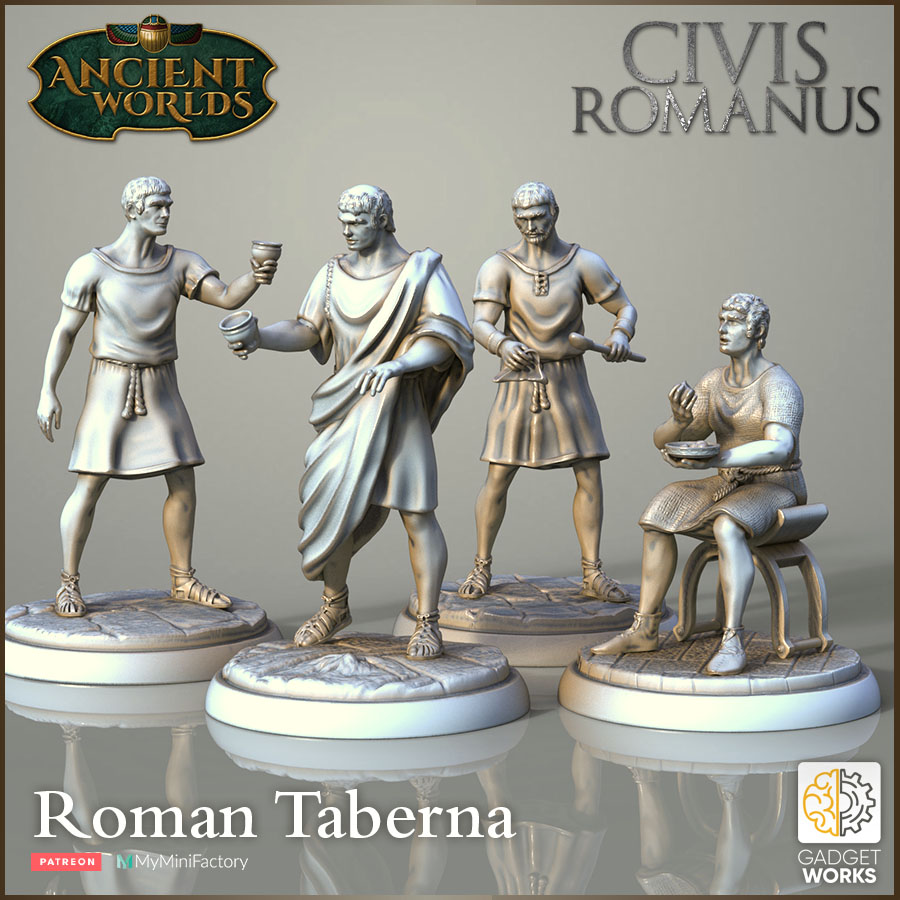 Roman Citizens - Taberna Workers And Customers