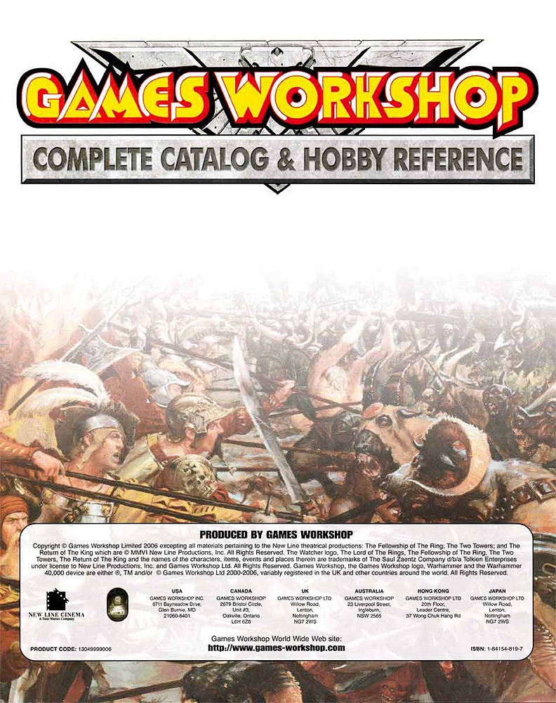 The Complete Games Workshop Catalog and Hobby Reference: No author given:  9781841544922: : Books