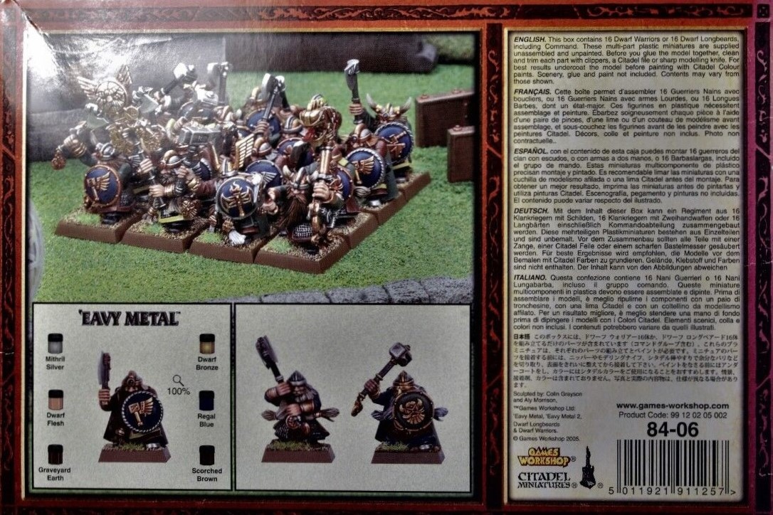 Dwarf Warriors | Miniset.net - Miniatures Collectors Guide