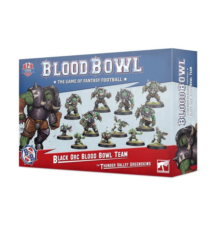 Black Orc Blood Bowl Team: The Thunder Valley Greenskins from
