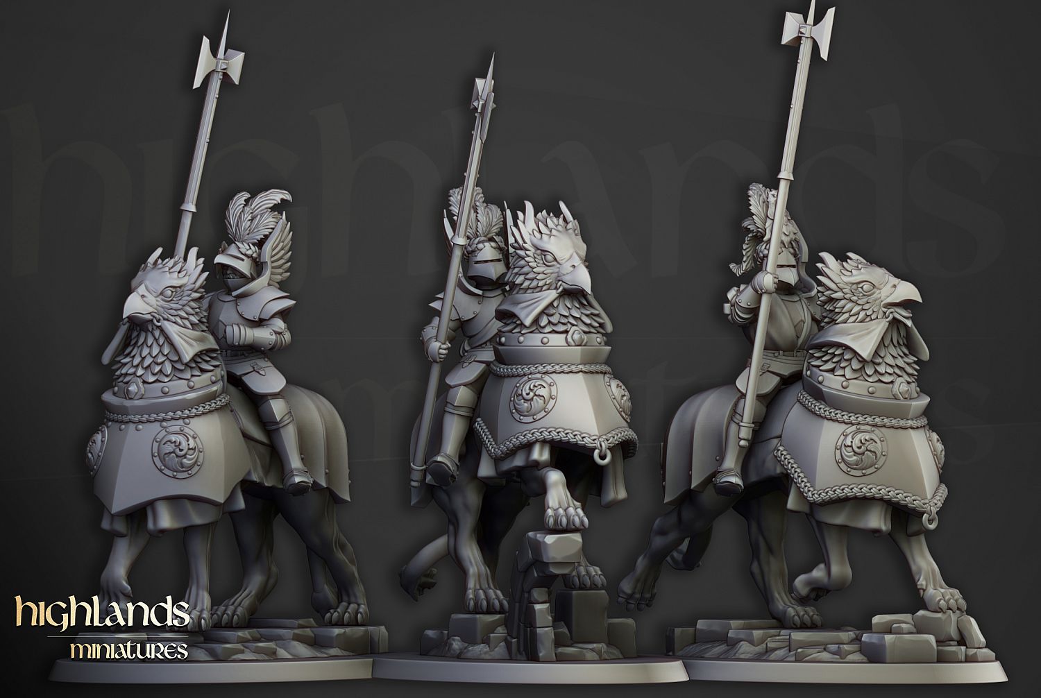 3D Printable Fanatical Zealots - Highlands Miniatures by Highlands