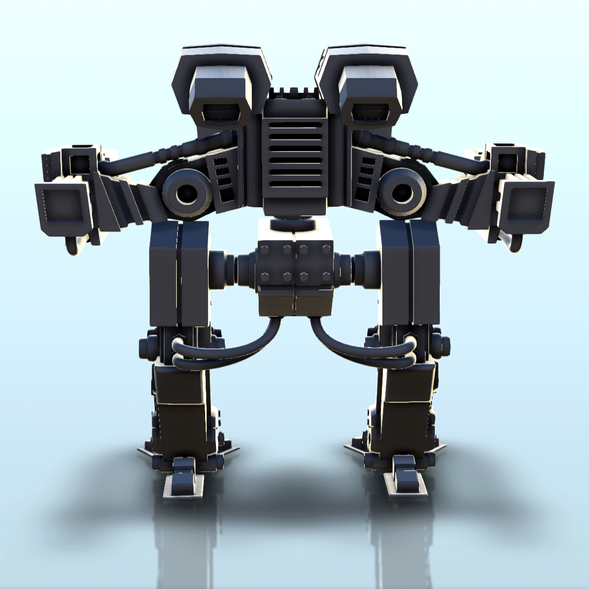Uzsus Combat Robot 9 Battletech Mechwarrior Scifi Science Fiction