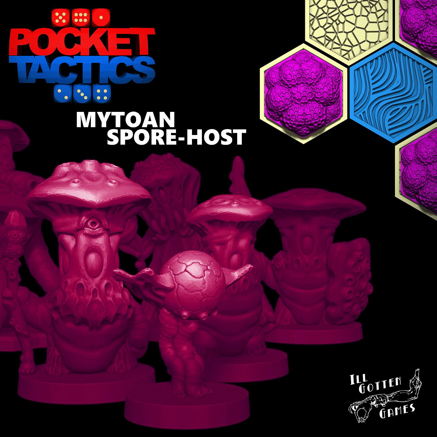 Pocket-Tactics: Mytoan Spore-Host | Miniset.net - Для коллекционеров  миниатюр