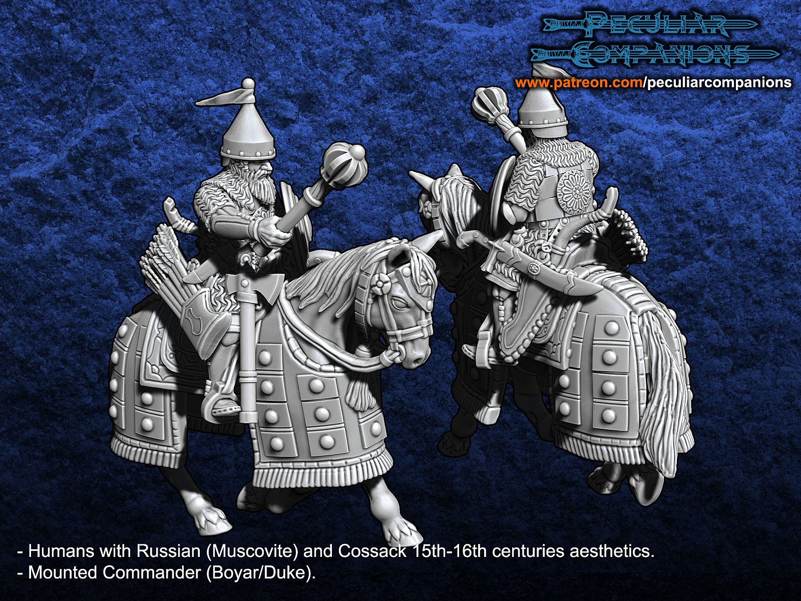 Mount command. Lady 16 Century for 3d Print.