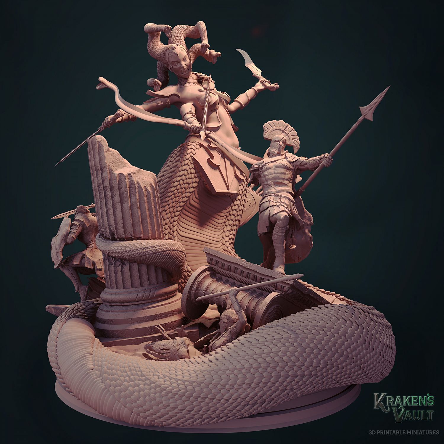 Medusa Queen   - Miniatures Collectors Guide