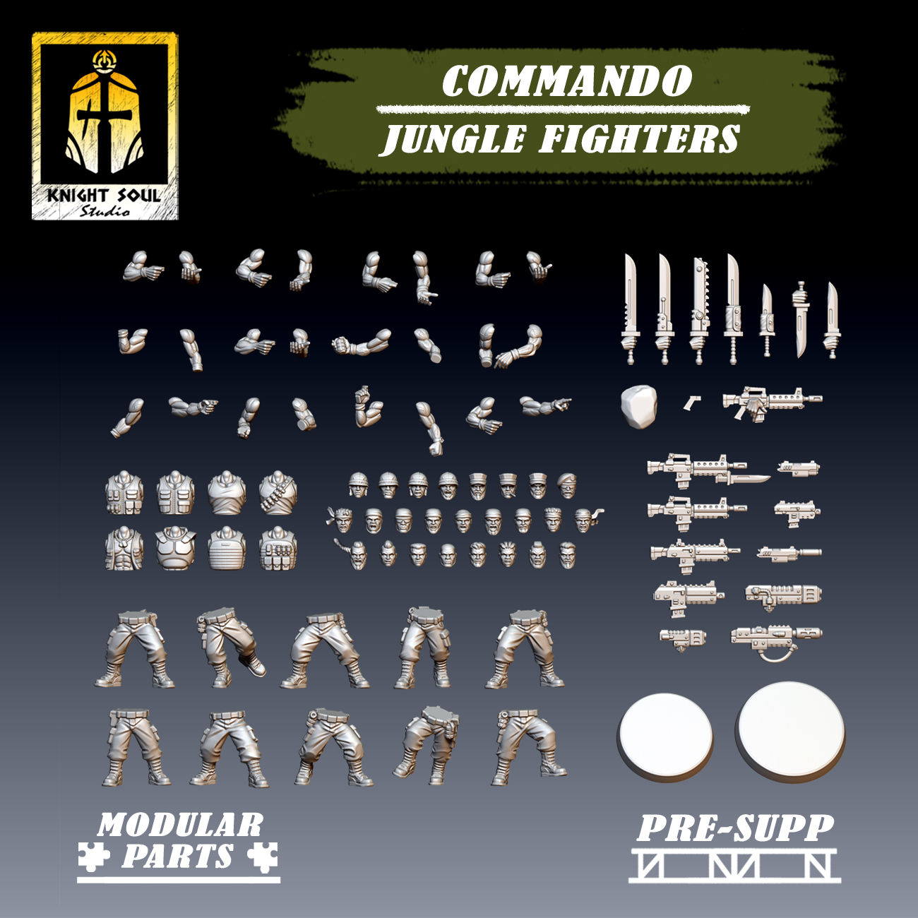 Commando: Jungle Fighters   - Miniatures Collectors Guide