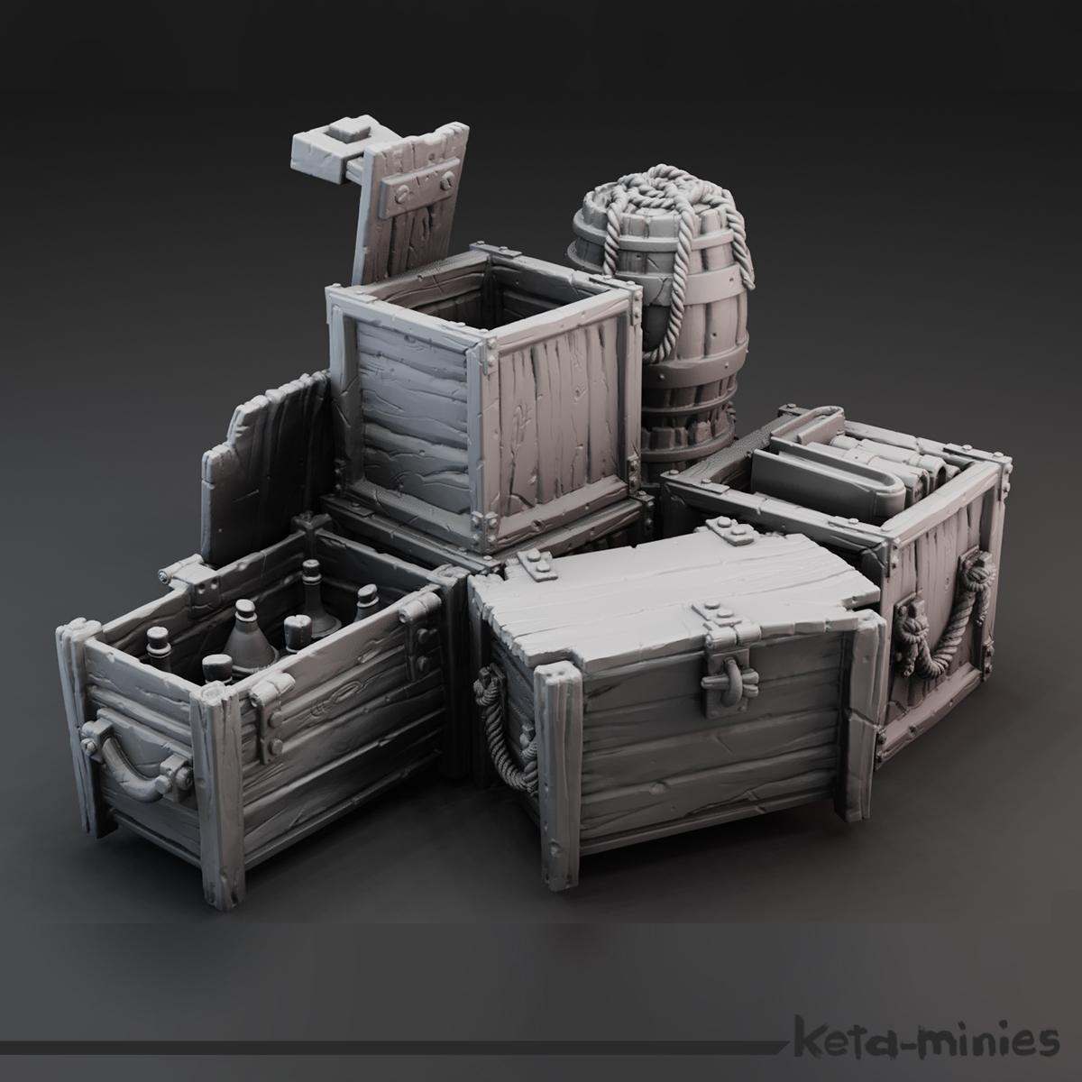 Medieval Crate Combo Pack   - Miniatures Collectors Guide