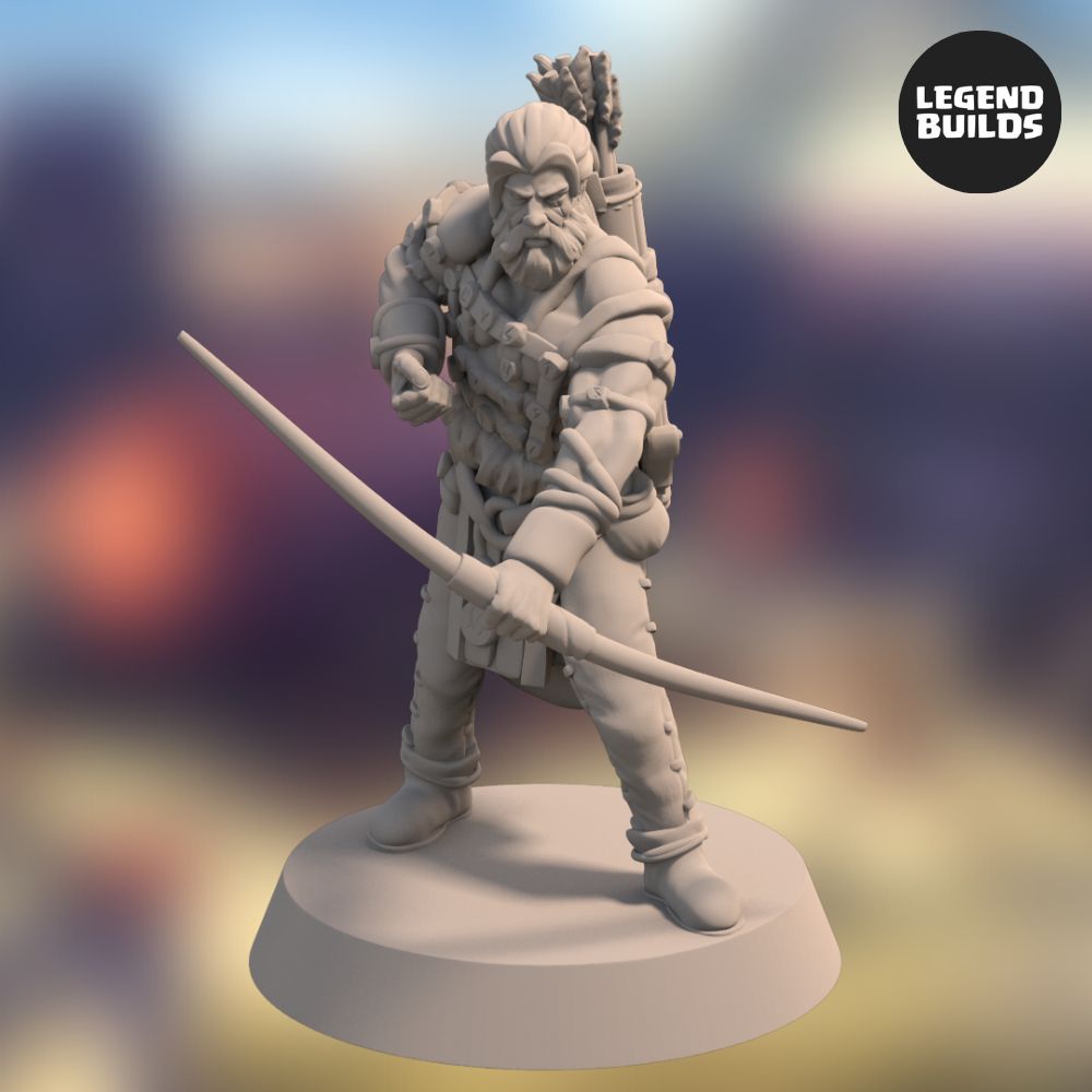 The Brear Barbarians Bundle (10 Unique Miniatures) - 3D Printable Miniatures