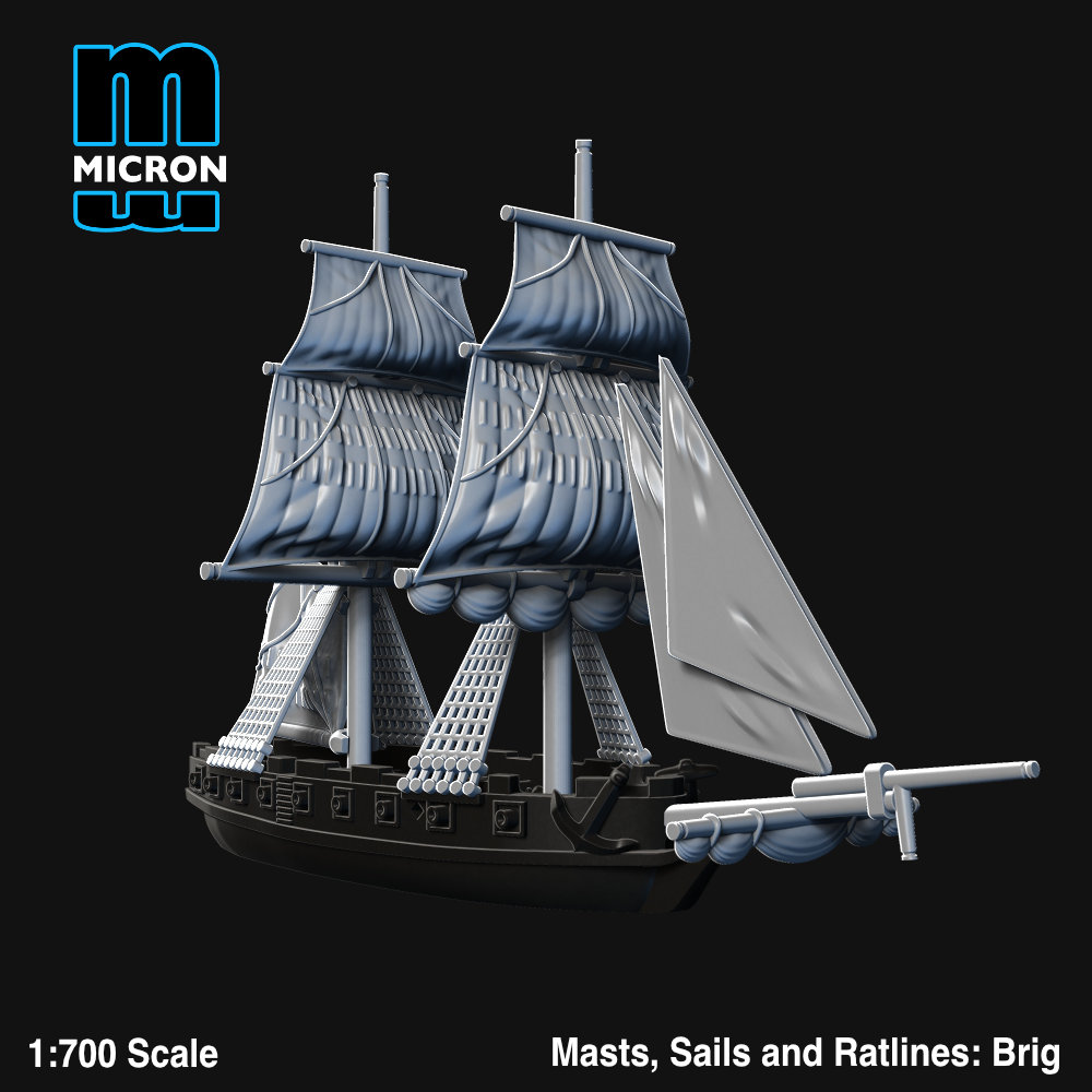 Masts, Sails And Ratlines: Brig | Miniset.net - Для коллекционеров миниатюр