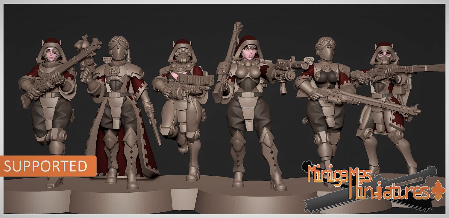 Tech Priestess Rangers Anime Figurines | Miniset.net - Для коллекционеров  миниатюр