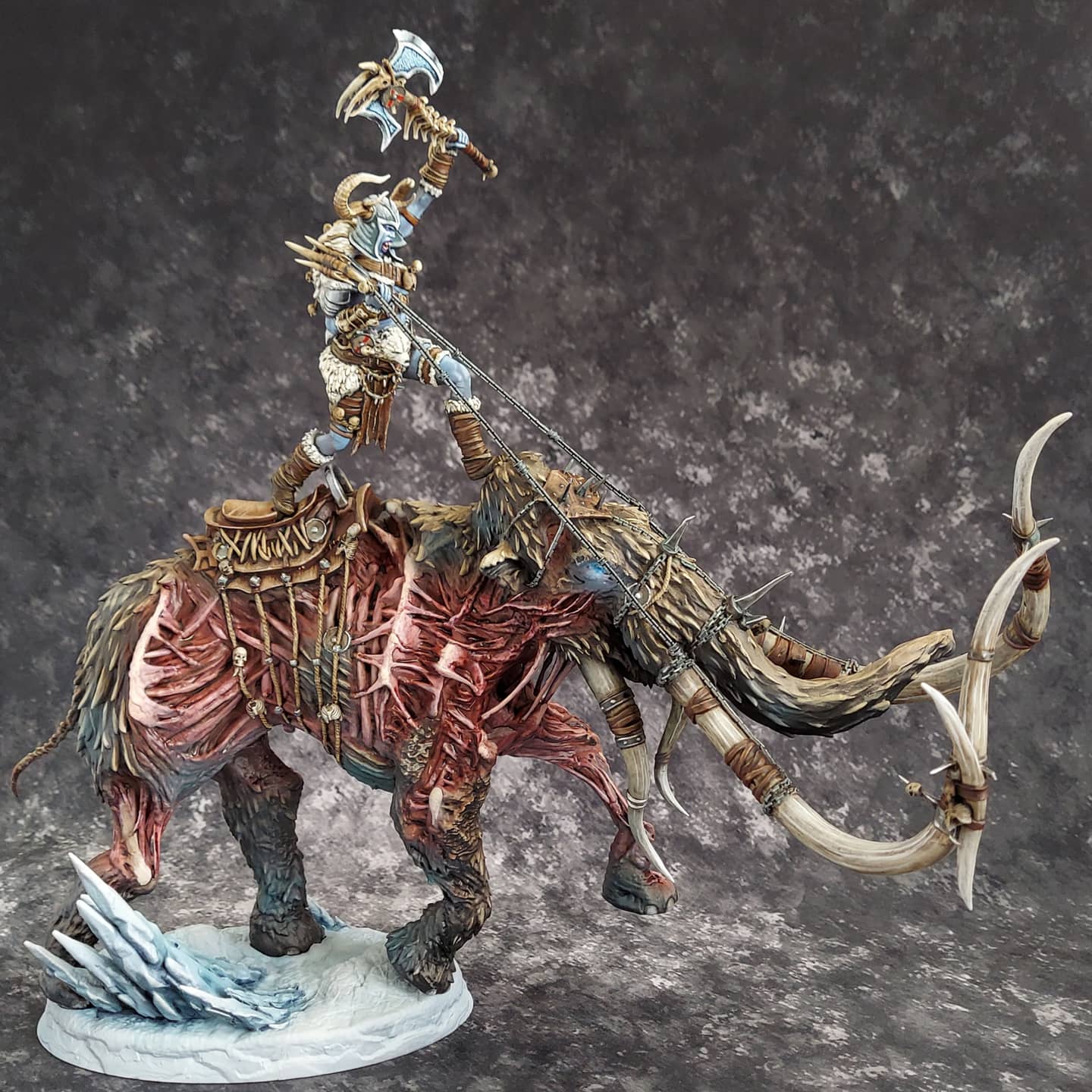 Undead Mammoth | Miniset.net - Miniatures Collectors Guide
