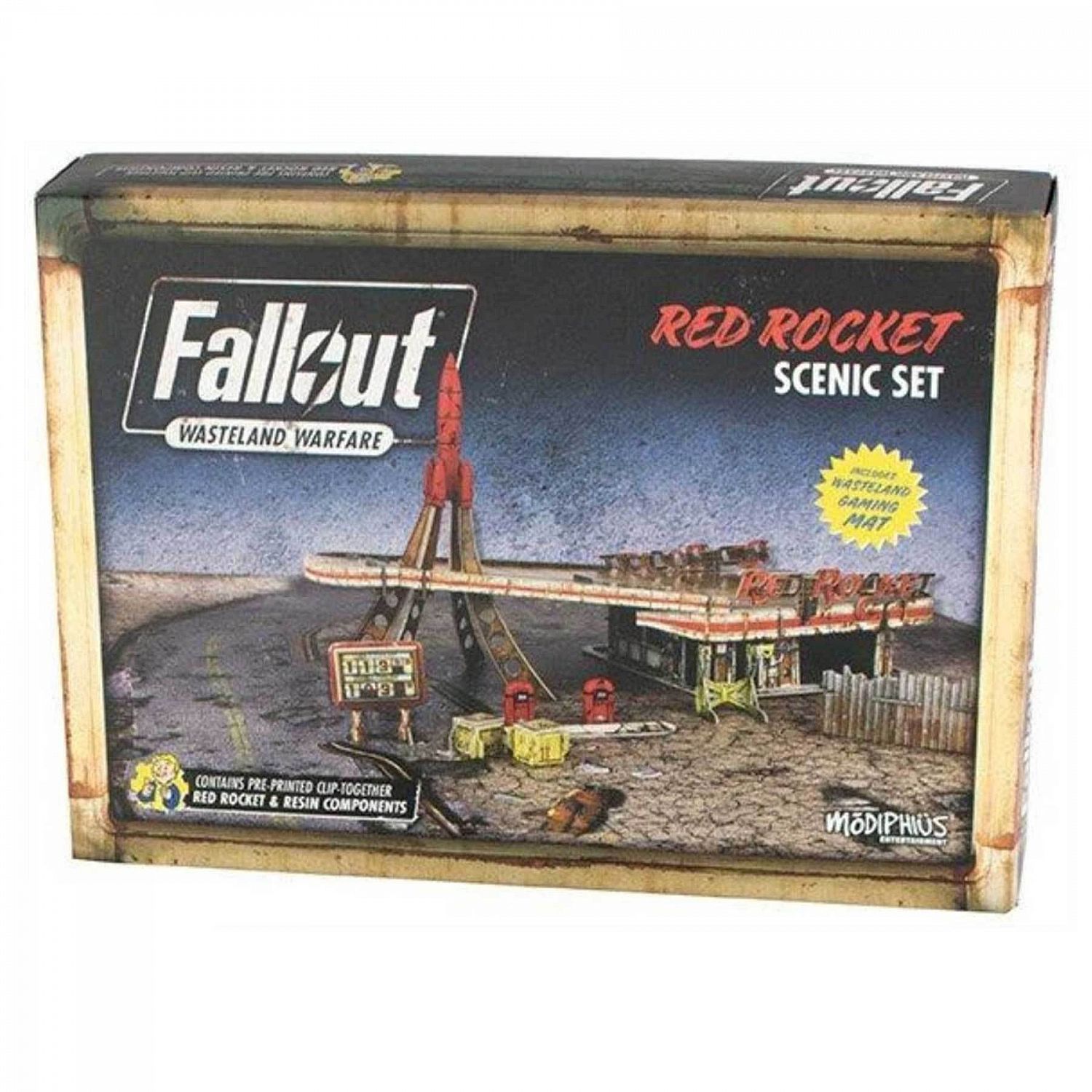 Сет фоллаут. Red Rocket Scenic Set. Сет Fallout. Сет фоллаут 1. Fallout Wasteland Warfare Enclave.