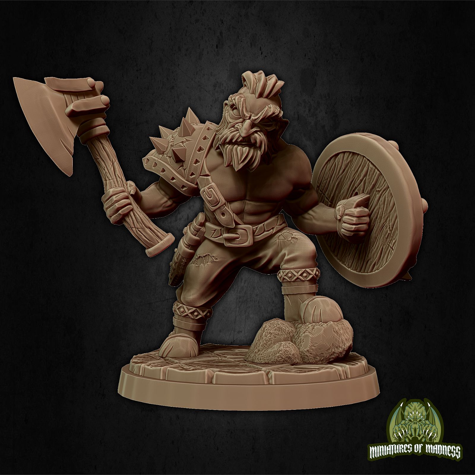 Orny - Dwarf Berseker - 32mm - Dnd