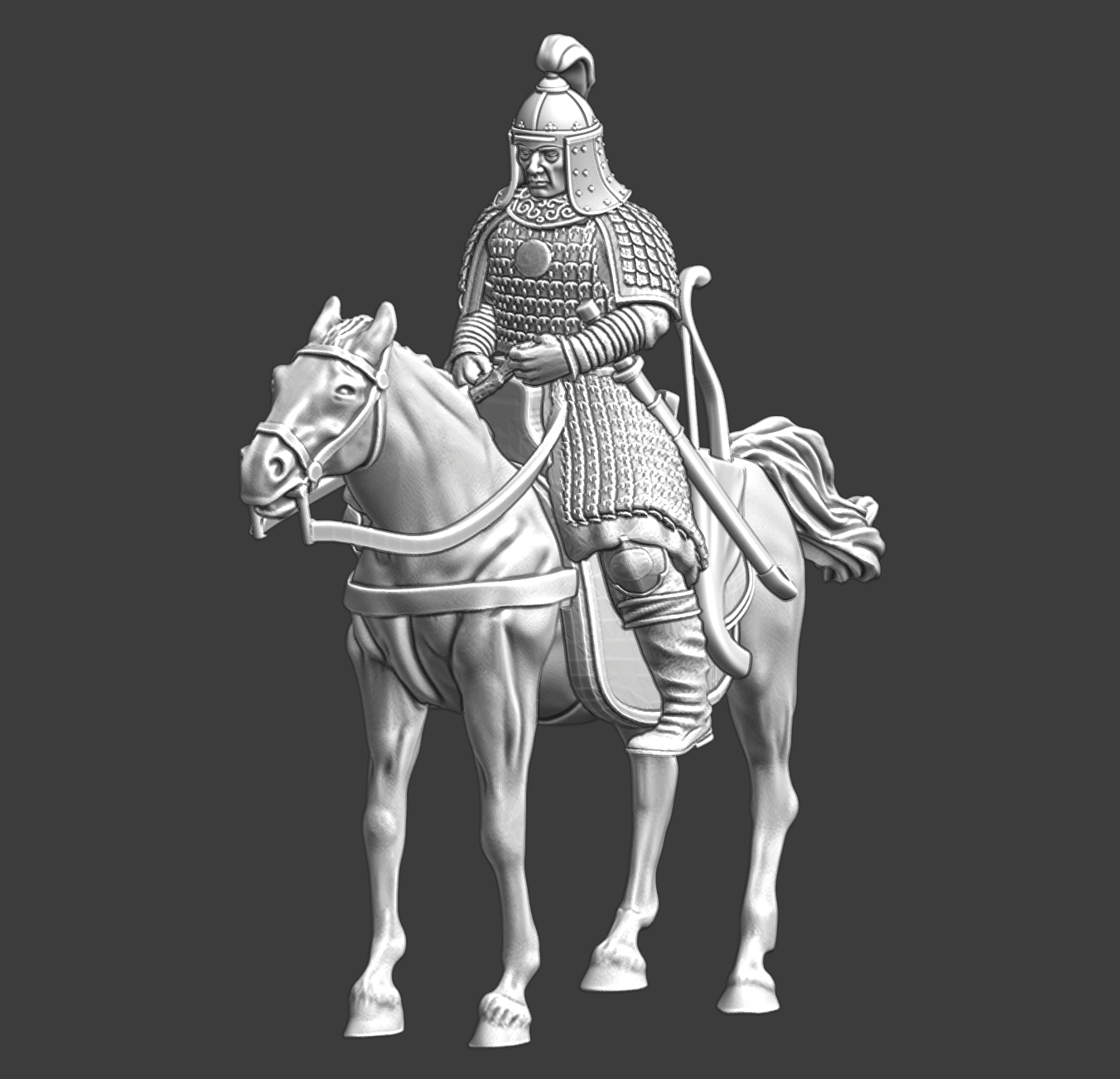 Golden Horde Mongol Warrior Relaxing | Miniset.net - Для коллекционеров  миниатюр