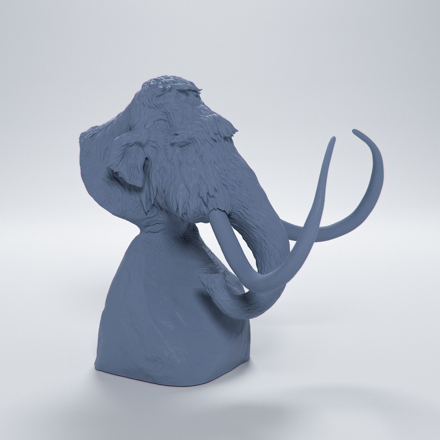 STL file Deinotherium bust - pre-supported prehistoric elephant head  👤・Design to download and 3D print・Cults
