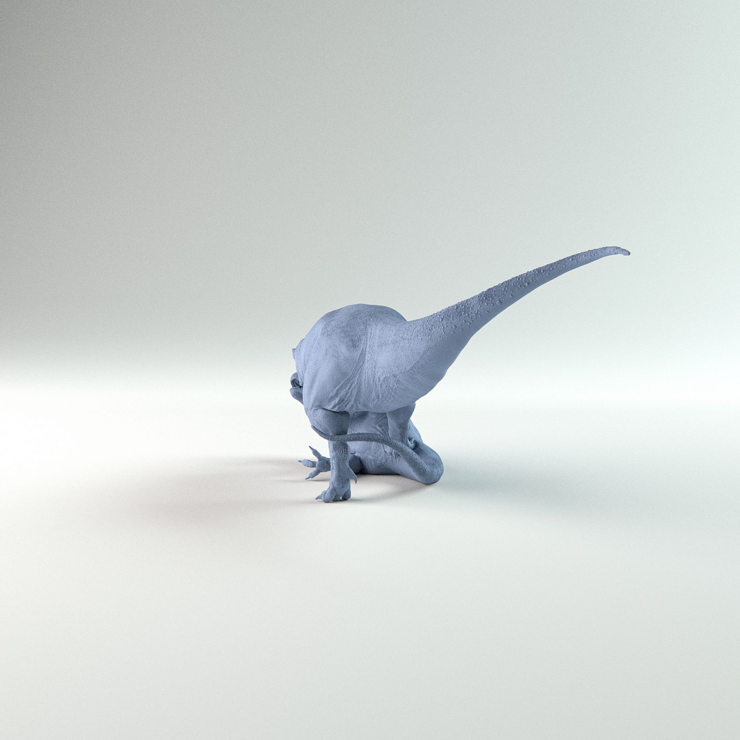 3D Printable Tarbosaurus vs Deinocheirus 1-35 scale pre-supported dinosaur  by Dino and Dog