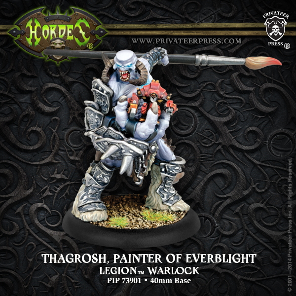 Thagrosh Painter of Everblight | Miniset.net - Miniatures