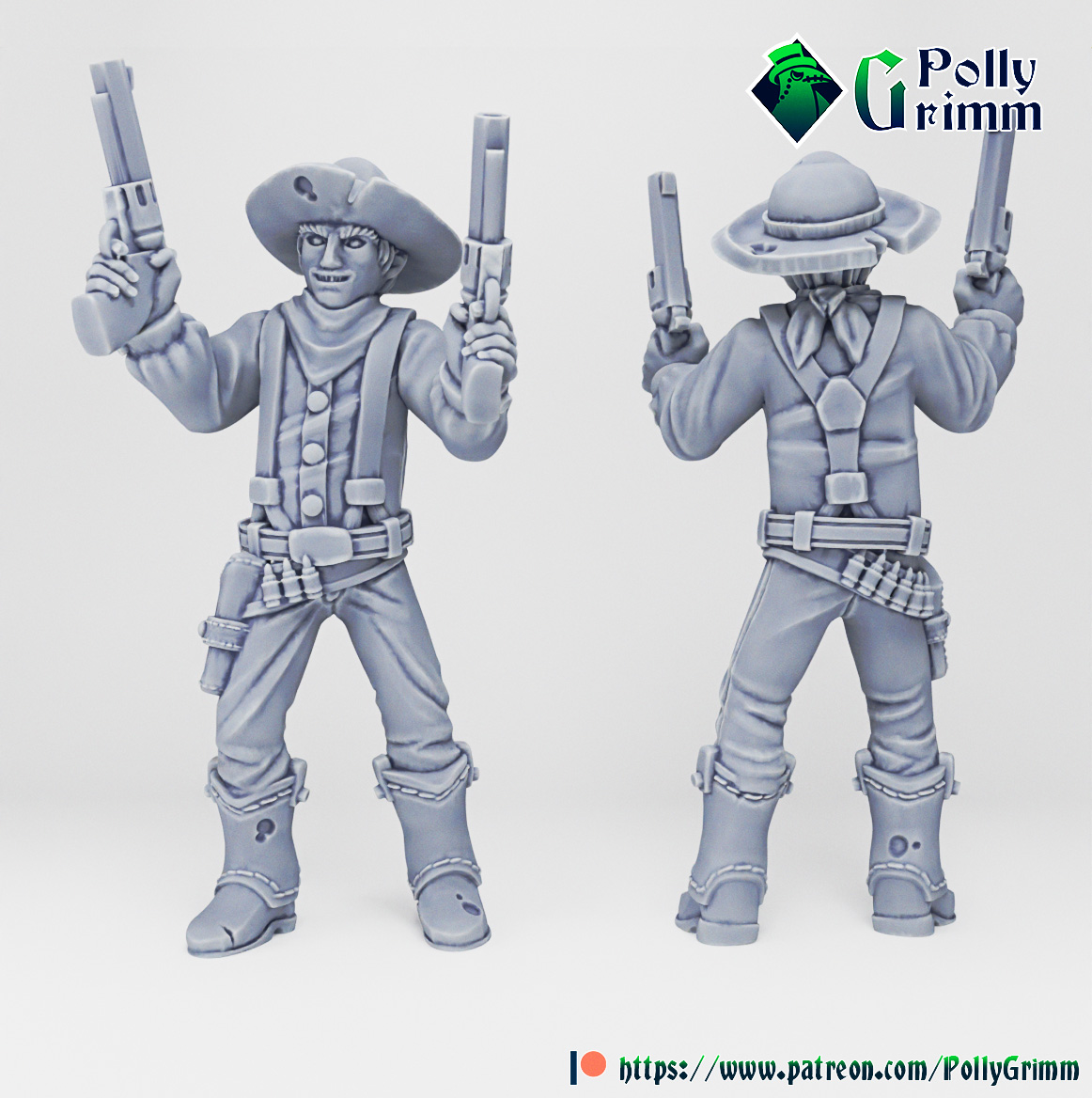 Wild West Miniature Bundle - 3D printed tabletop gaming Wild West