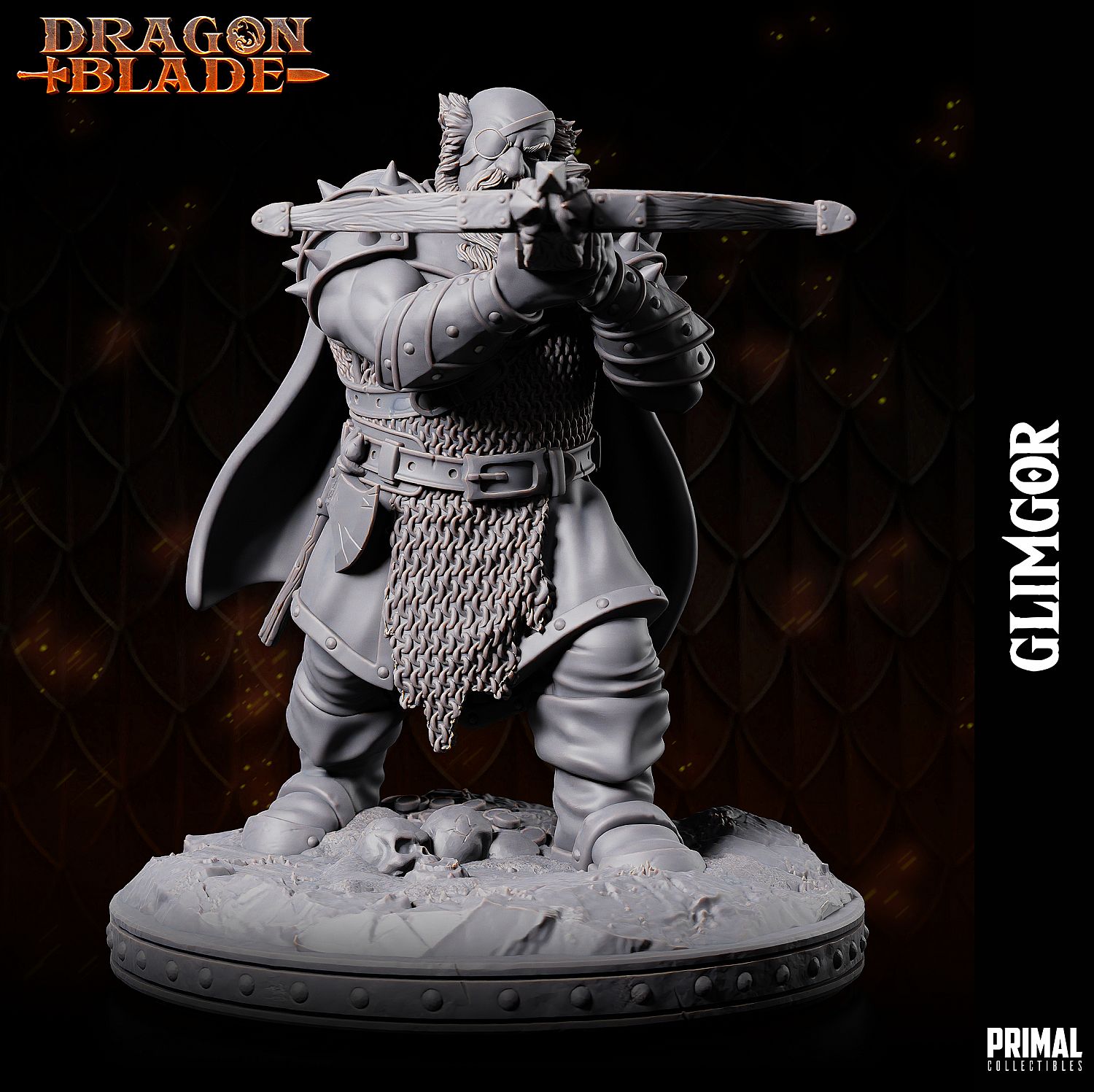 Elf- Ordella - June 2023 - DRAGONBLADE- MASTERS OF DUNGEONS QUEST - Primal  Collectibles - Miniatures by