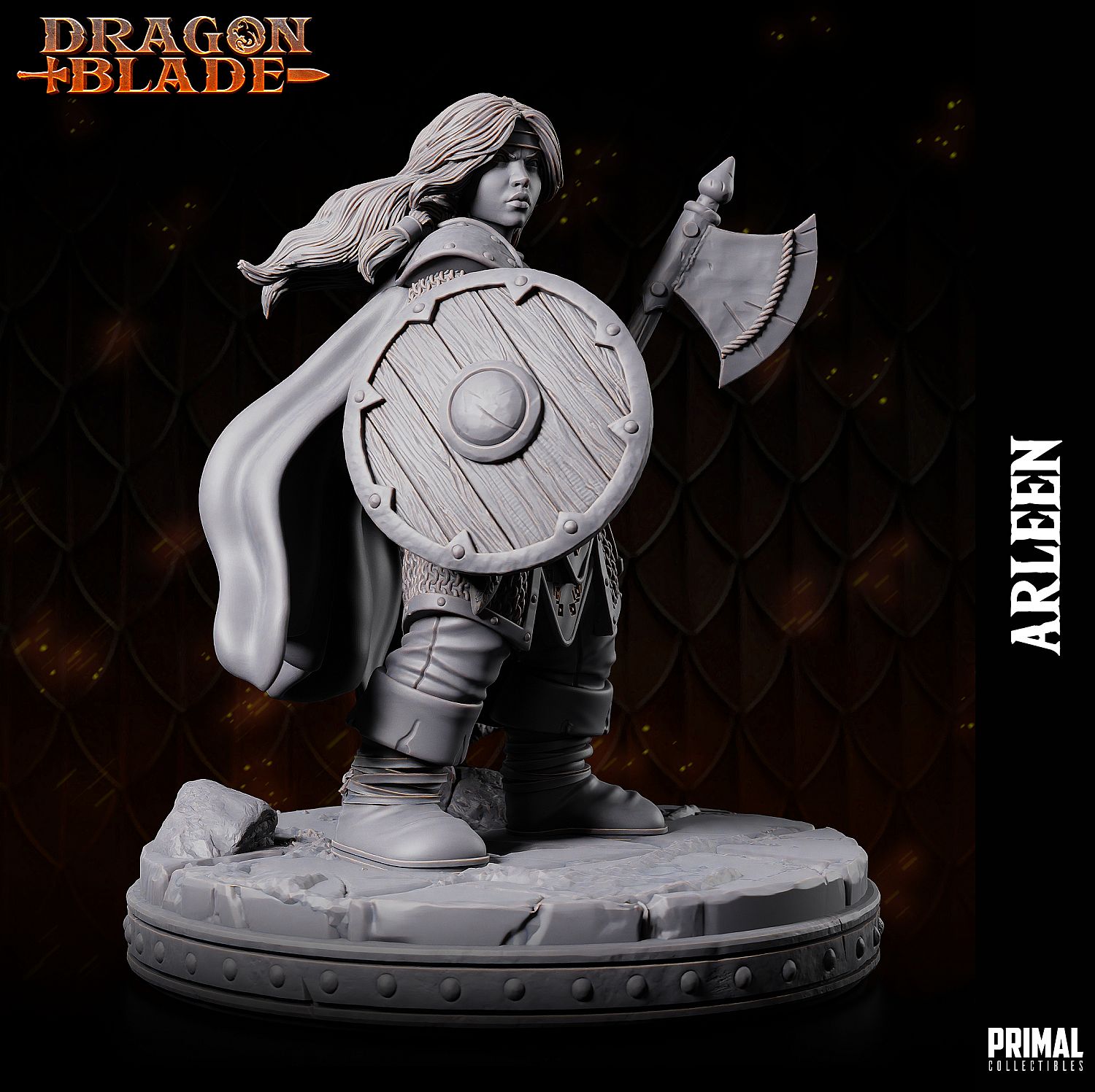 Elf- Ordella - June 2023 - DRAGONBLADE- MASTERS OF DUNGEONS QUEST - Primal  Collectibles - Miniatures by