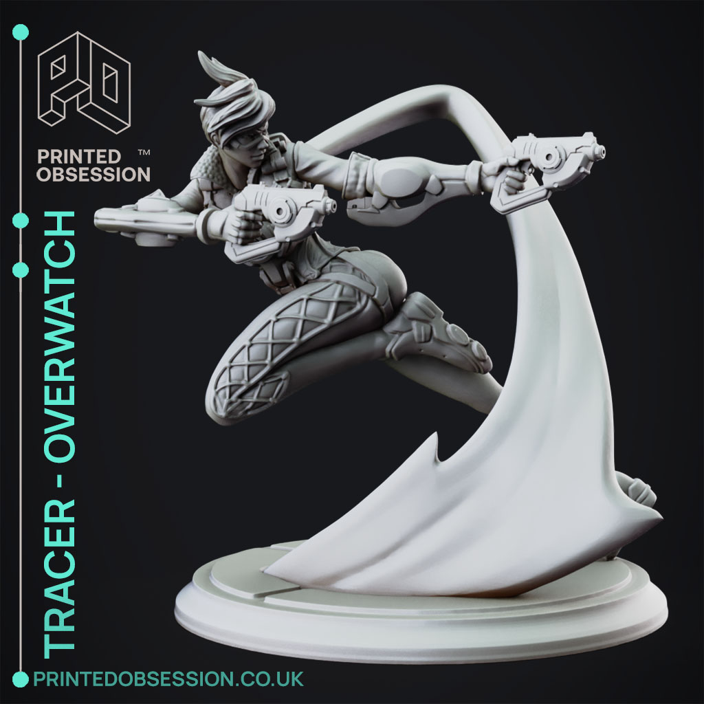 Overwatch Tracer Statue