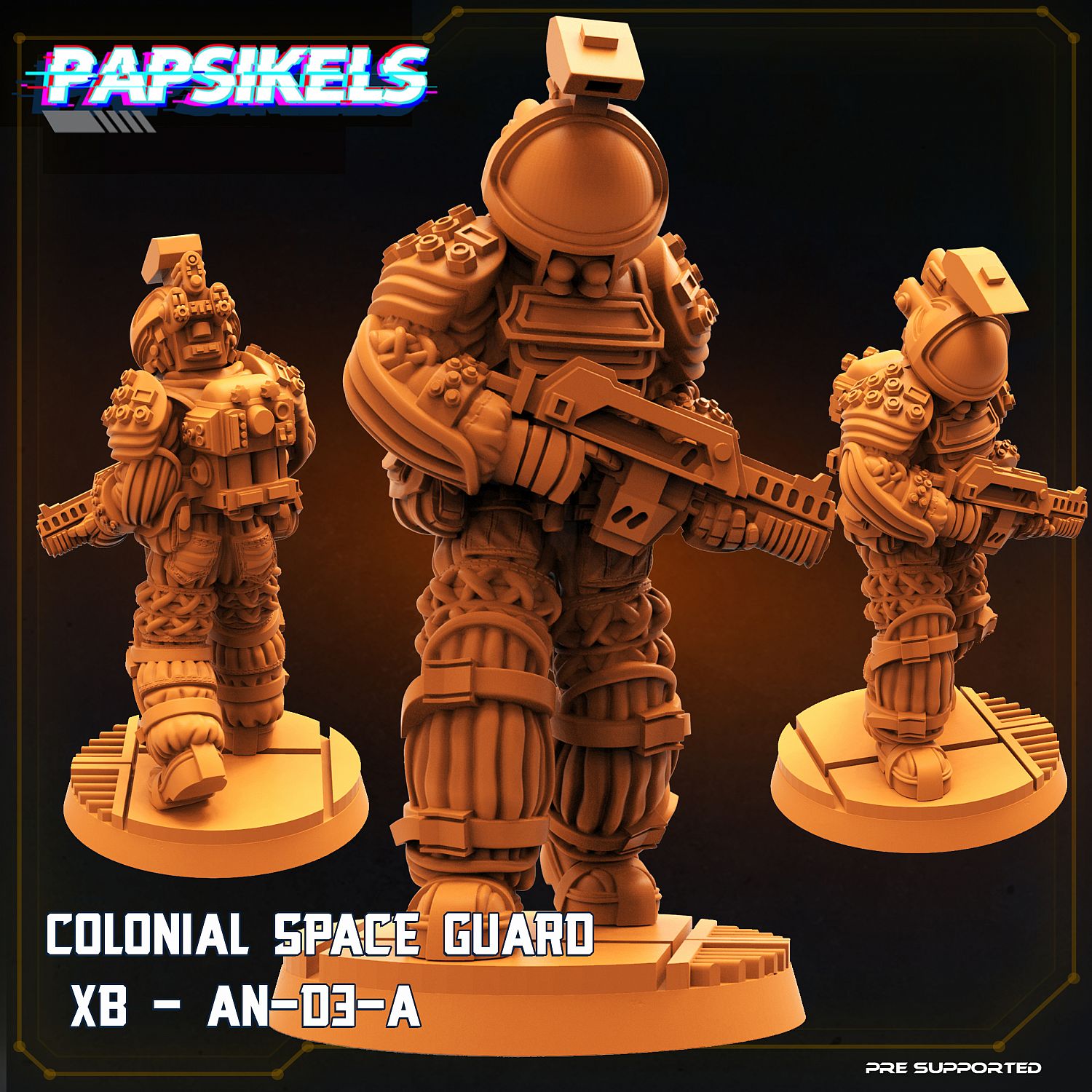 COLONIAL SPACE GUARD XB AN 03 A | Miniset.net - Miniatures Collectors Guide